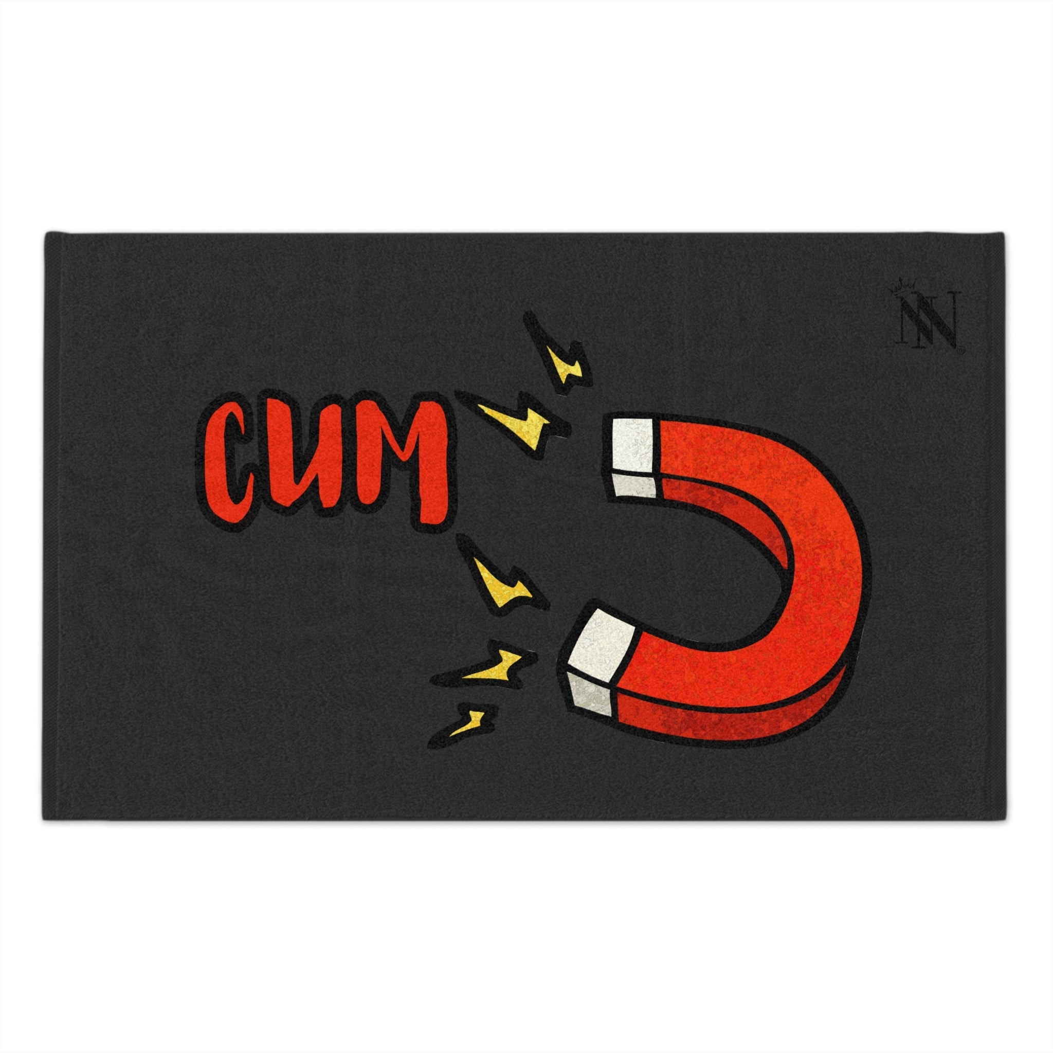 Cum Magnet Dark Grey | Mix & Match Soft Fun-Flirty Lovers’ Towels