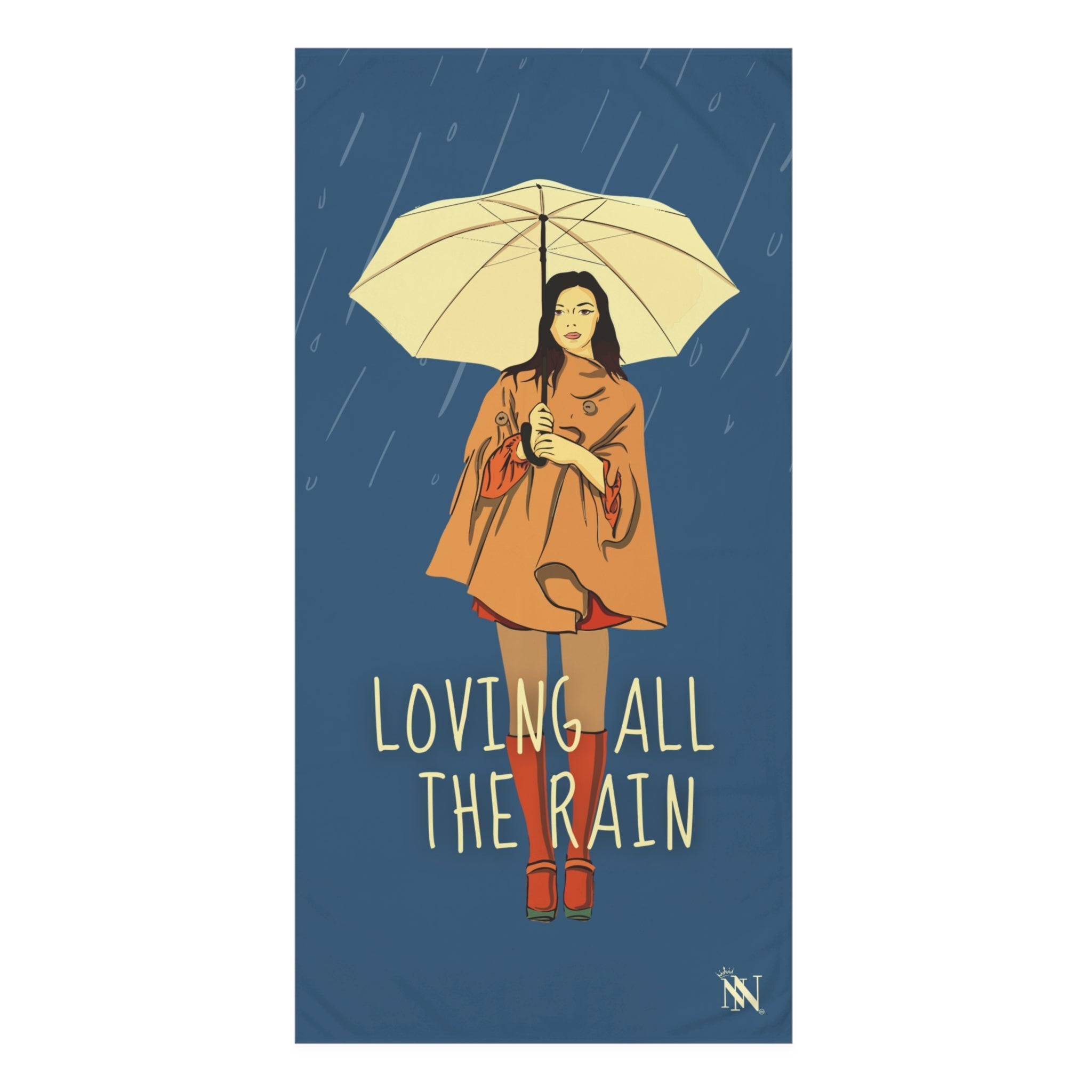 Loving All the Rain | Mix & Match XL Fun-Flirty Lovers’ Towels