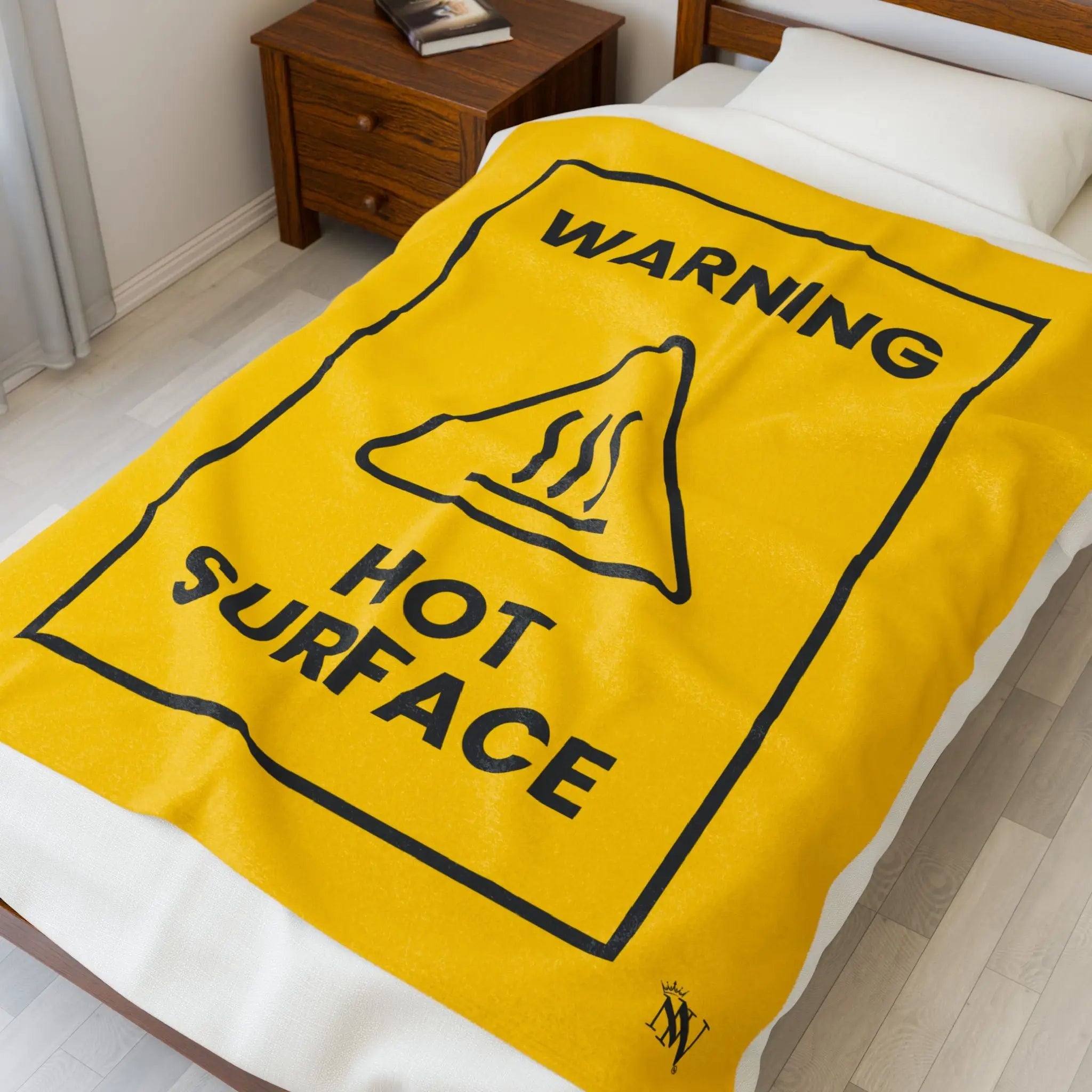 Warning Hot Surface | Mix & Match Soft Fun-Flirty Lovers’ Blankets