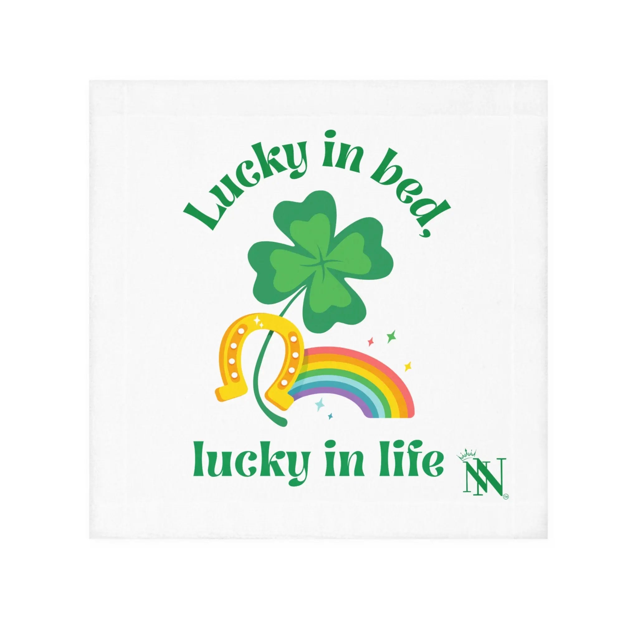 Lucky in Bed Lucky in Life St. Patrick’s Day | Mix & Match Lils’ Fun-Flirty Lovers’ Towels