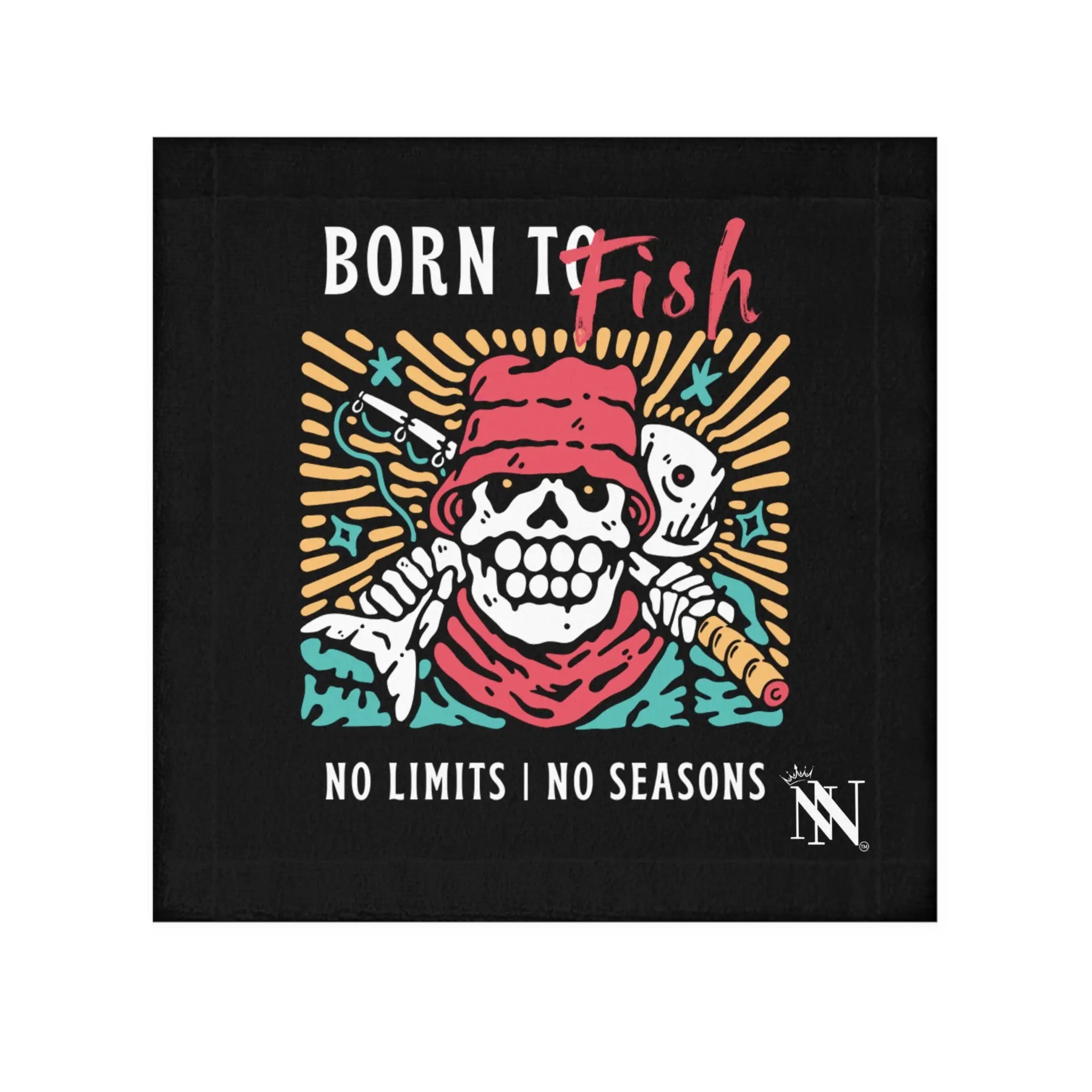 Born to Fish No Seasons Cum Rag