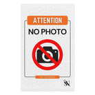 Attention No Photo Sign Sex Towel