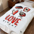 Cum Love Repeat Romantic Sex Gifts Blanket