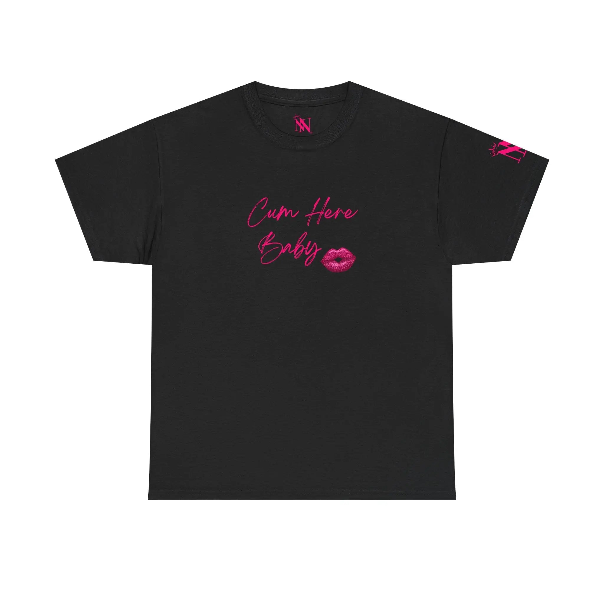 Cum Here Baby Kiss Mark T-Shirt