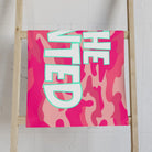 The Hunted Pink Camo Cum Towel