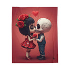 Day of the Dead’s Kiss | Mix & Match Velveteen Fun-Flirty Lovers’ Blankets