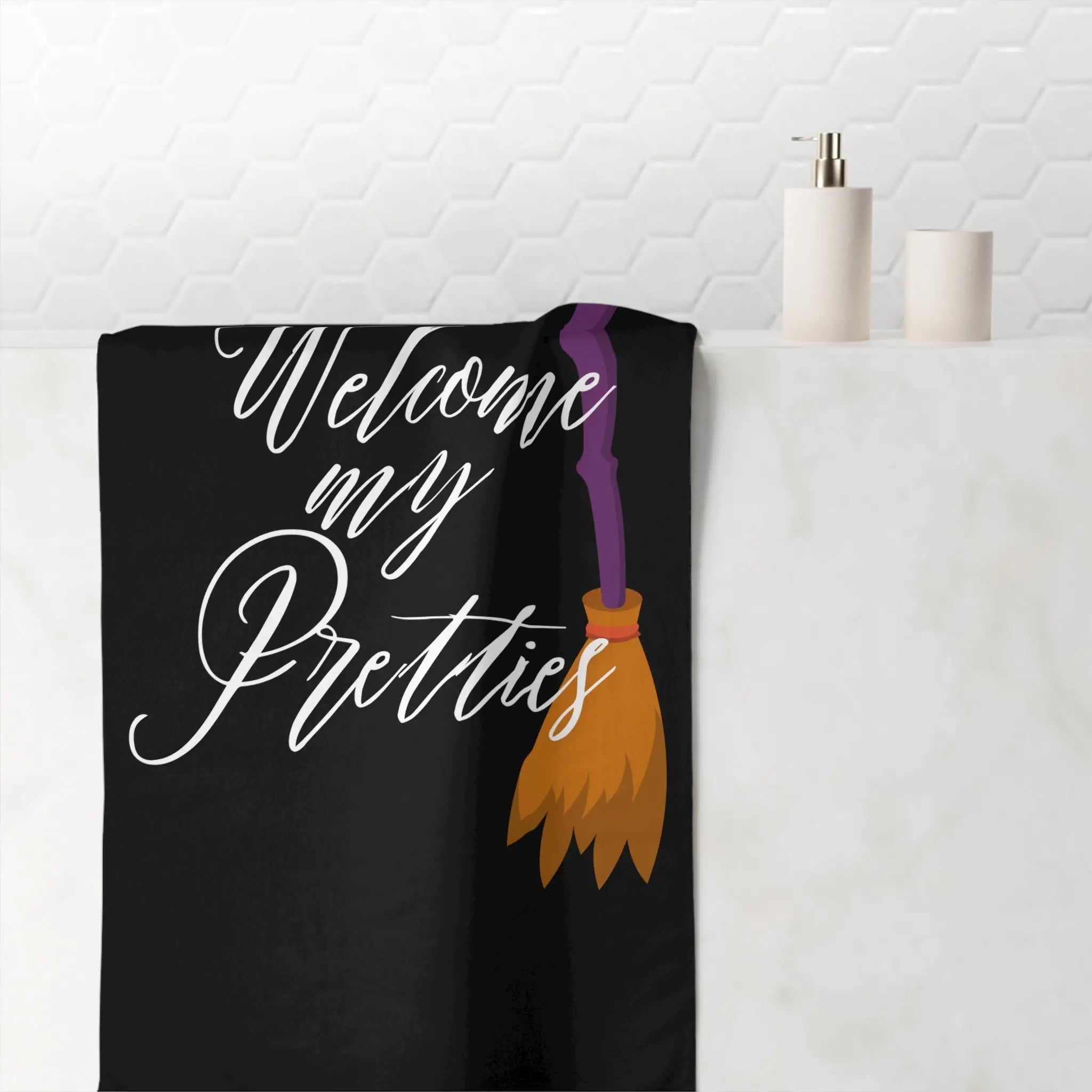 Welcome My Pretties | Mix & Match Naughty XL Fun-Flirty Lovers’ Towels