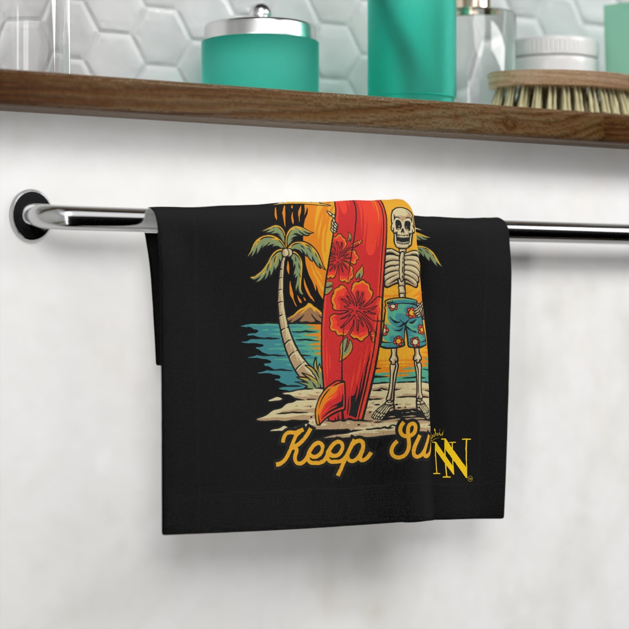 Keep Surfing Skeleton Beach | Mix & Match Lils’ Fun-Flirty Lovers’ Towels