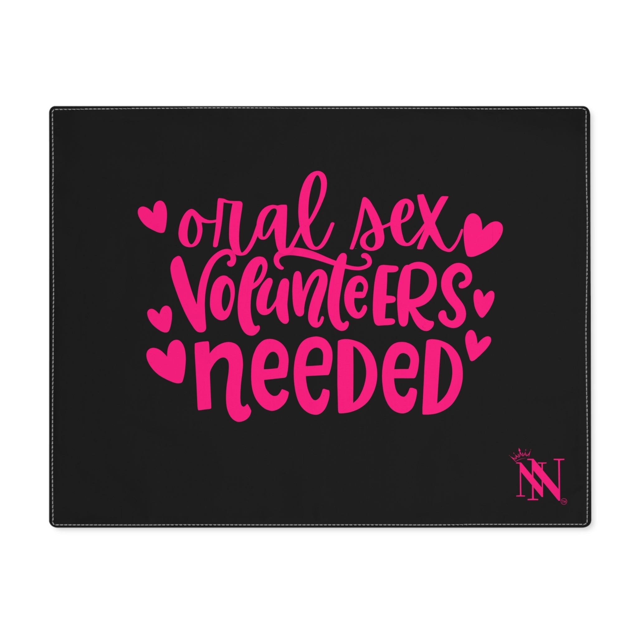 Oral Sex Volunteers Needed | Mix & Match Playful Fun-Flirty Lovers’ Toy Mats