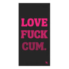 Love Fuck Cum. Nectar Napkins Large Sex Towel