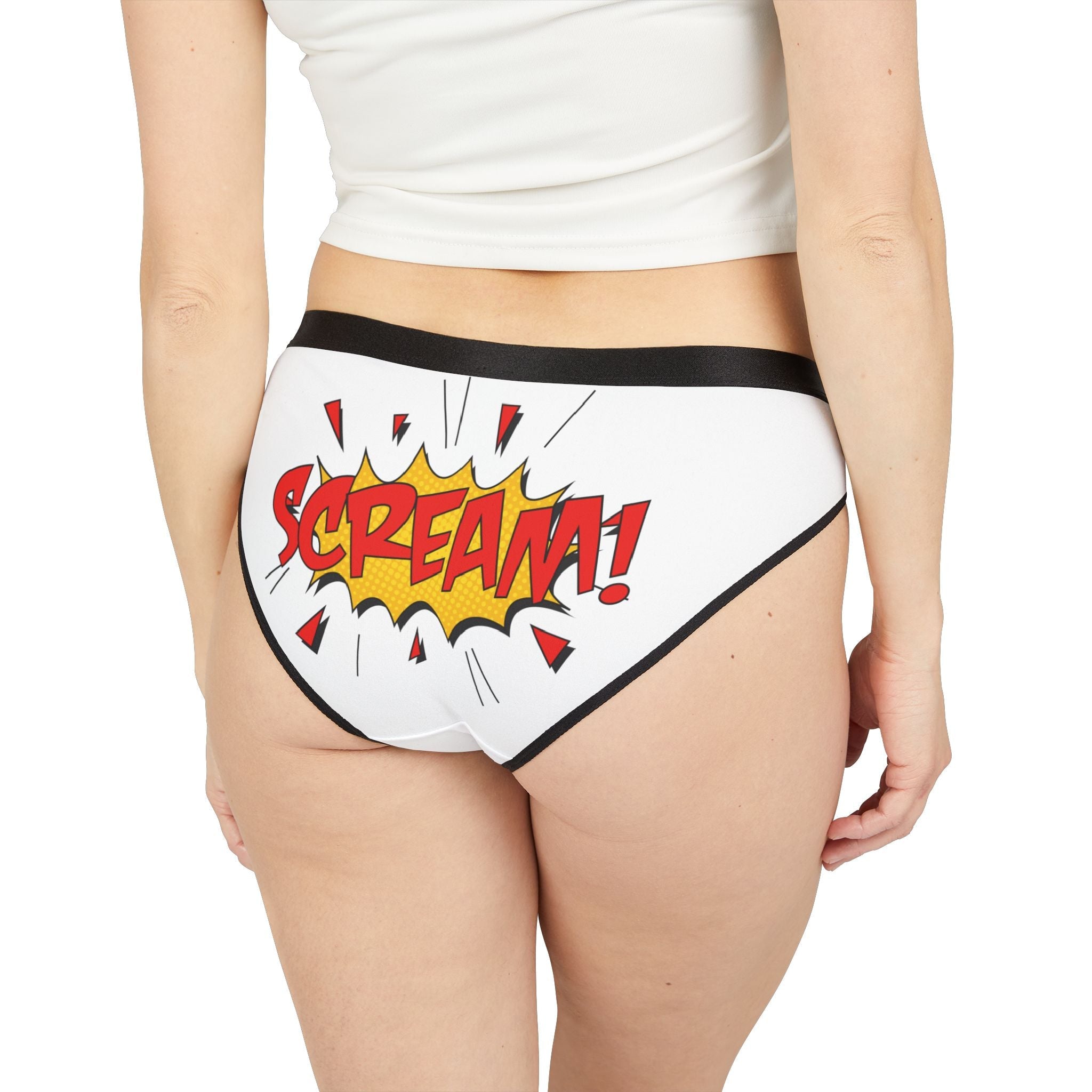 Scream! Cartoon Fun | Mix & Match Women’s Fun-Flirty Lovers’ Panties