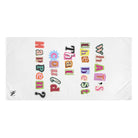 What’s the Best That Could Happen? Ransom Note Extra Large Towel