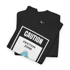 Caution Friction Zone | Mix & Match Cotton Unisex Fun-Flirty Lovers’ T-Shirts