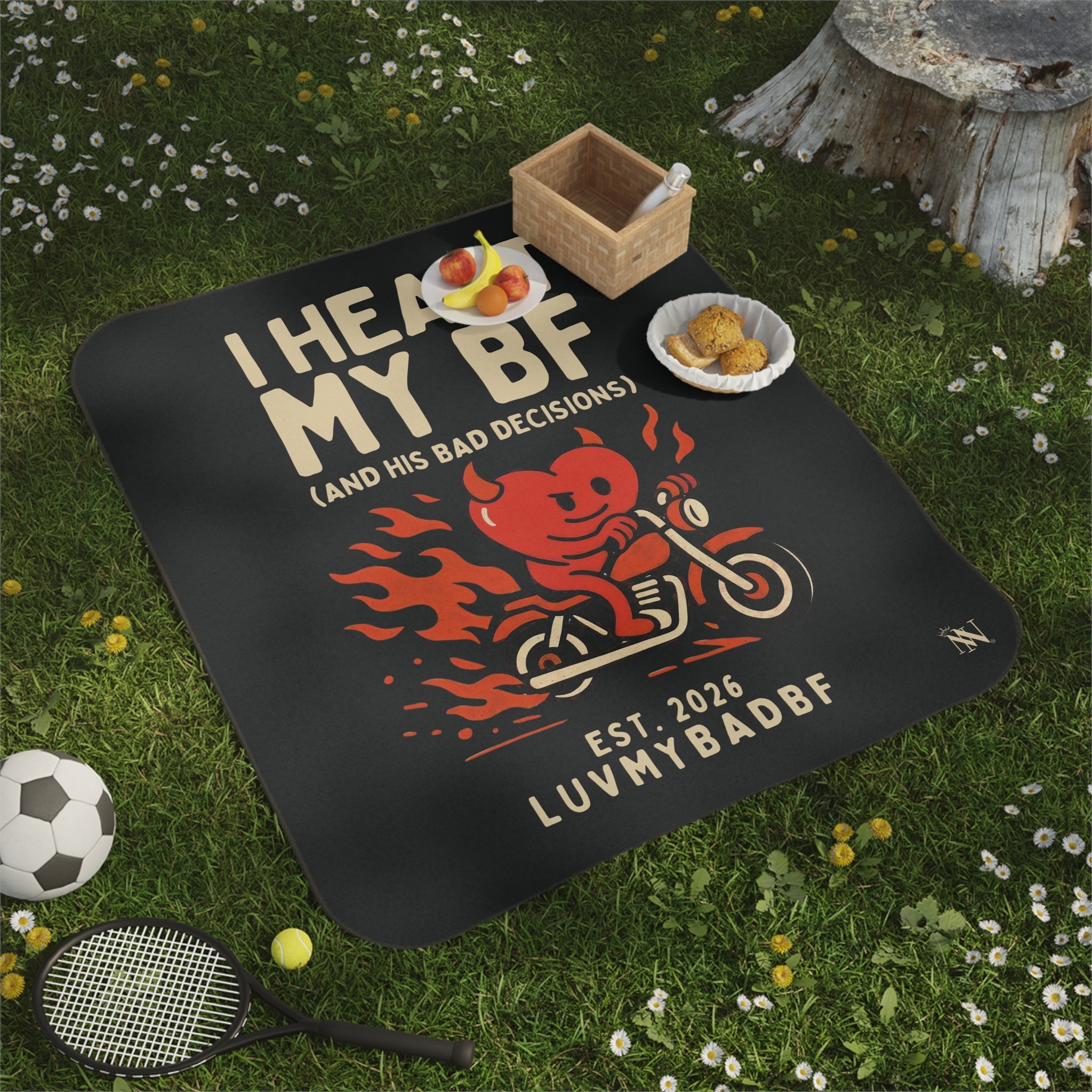 I Heart My BF | Mix Match Fun-Flirty Lovers’ Water-Resistant Blankets