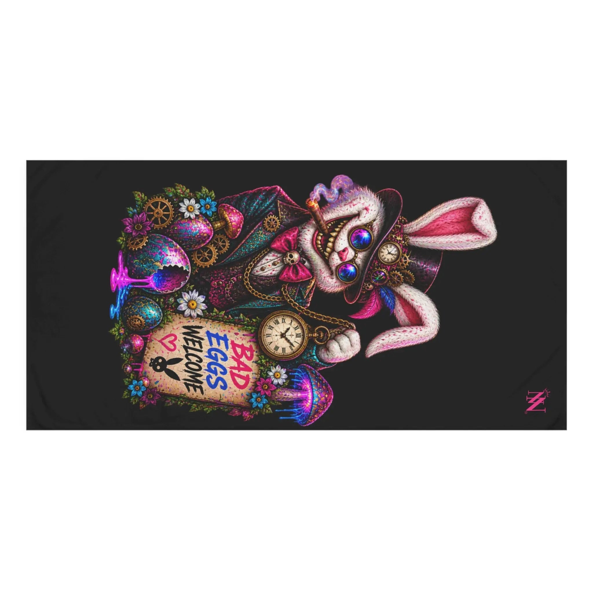 Bad Eggs Welcome Wicked Bunny XL Sex Towel
