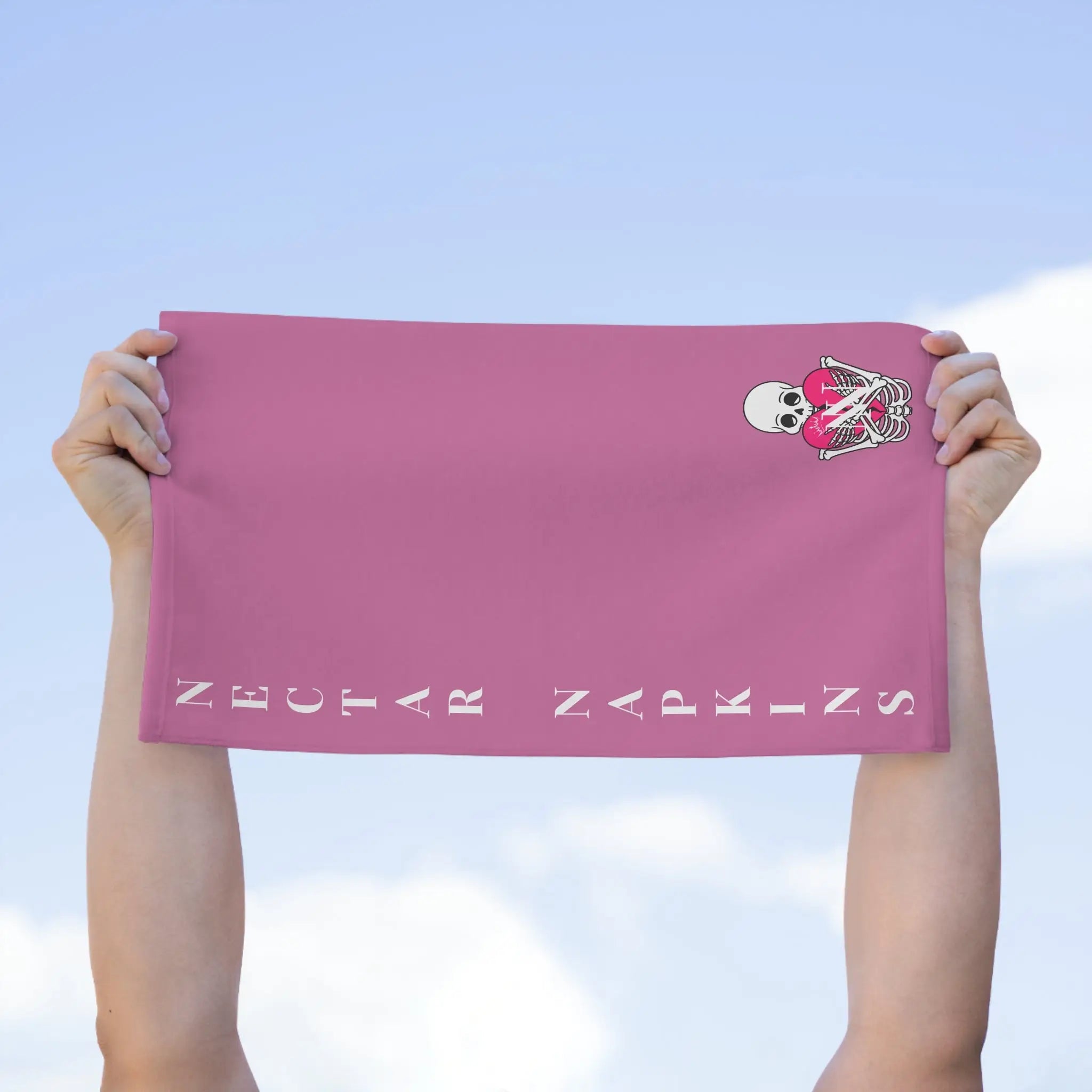 Nectar Napkins Brand Soft Pink | Nectar Napkins Fun-Flirty Lovers’ Towels