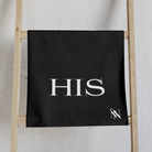 His Hers Shareable Black | Mix & Match Classic Fun-Flirty Lovers’ Towels