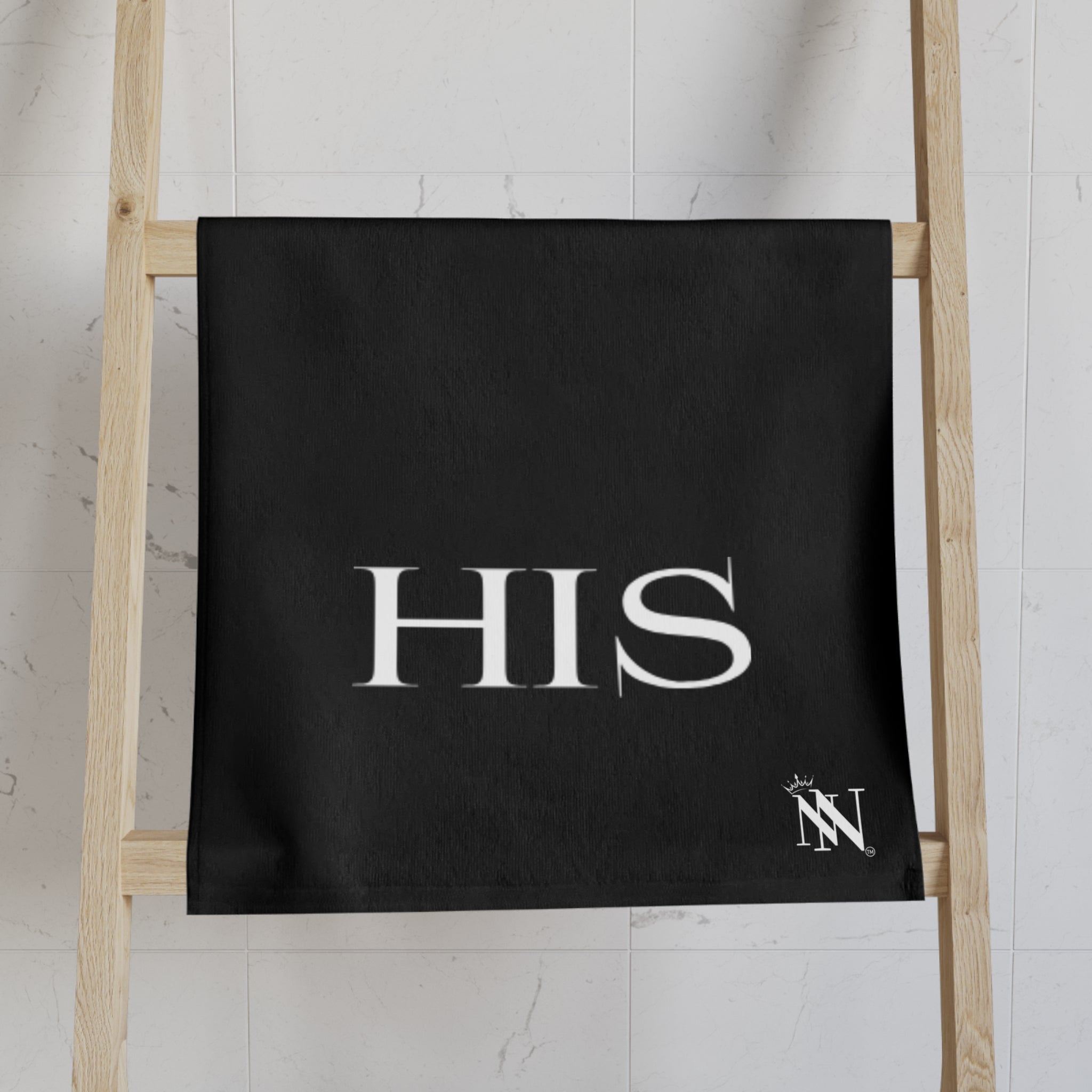 His Hers Shareable Black | Mix & Match Classic Fun-Flirty Lovers’ Towels