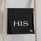 His Hers Shareable Black | Mix & Match Classic Fun-Flirty Lovers’ Towels