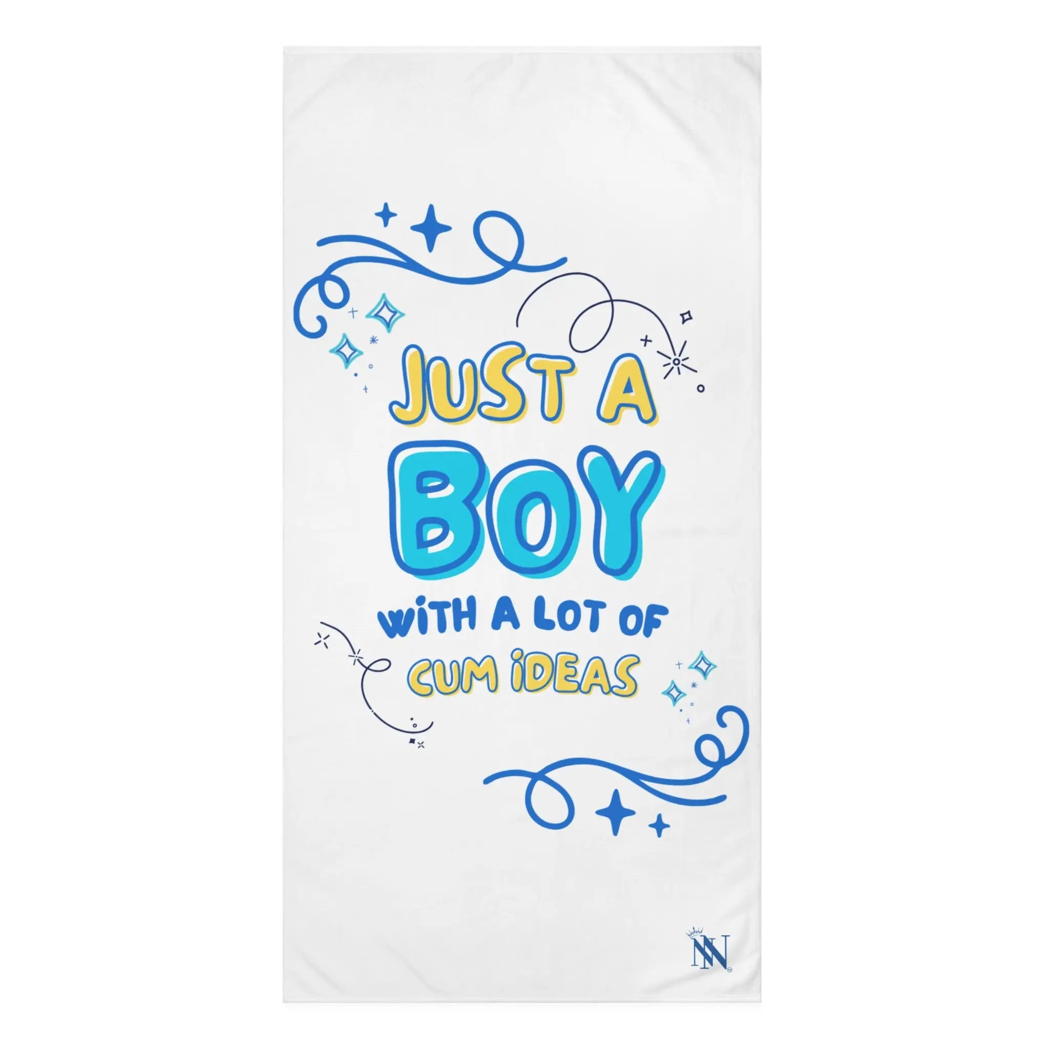 Just a Boy Cum Ideas Extra Large Towel