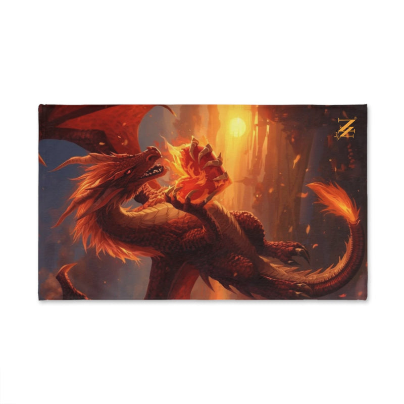 Hearts of Fire Dragon Fantasy | Mix & Match Classic Fun-Flirty Lovers’ Towels