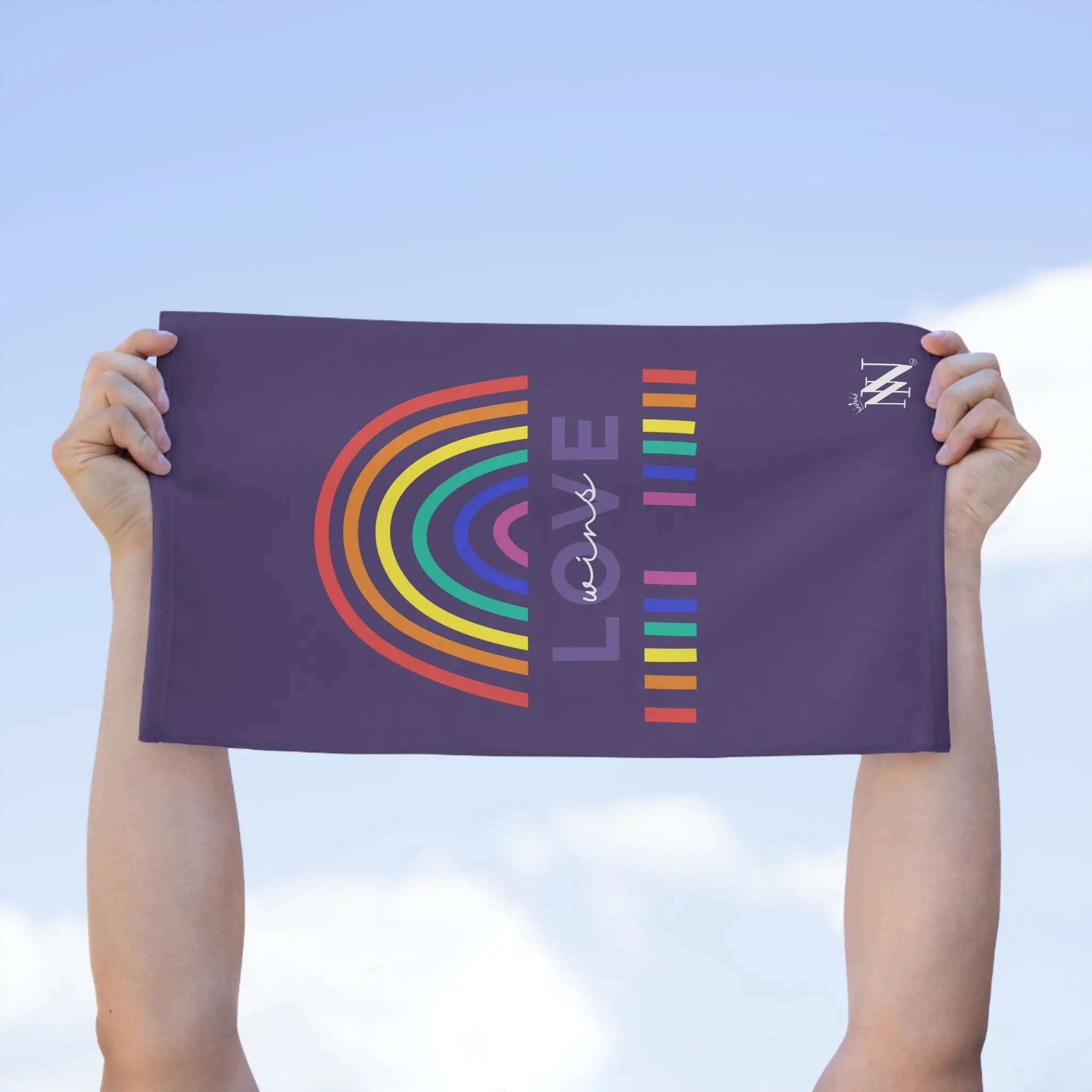 Love Wins Rainbow | Mix & Match Soft Fun-Flirty Lovers’ Towels