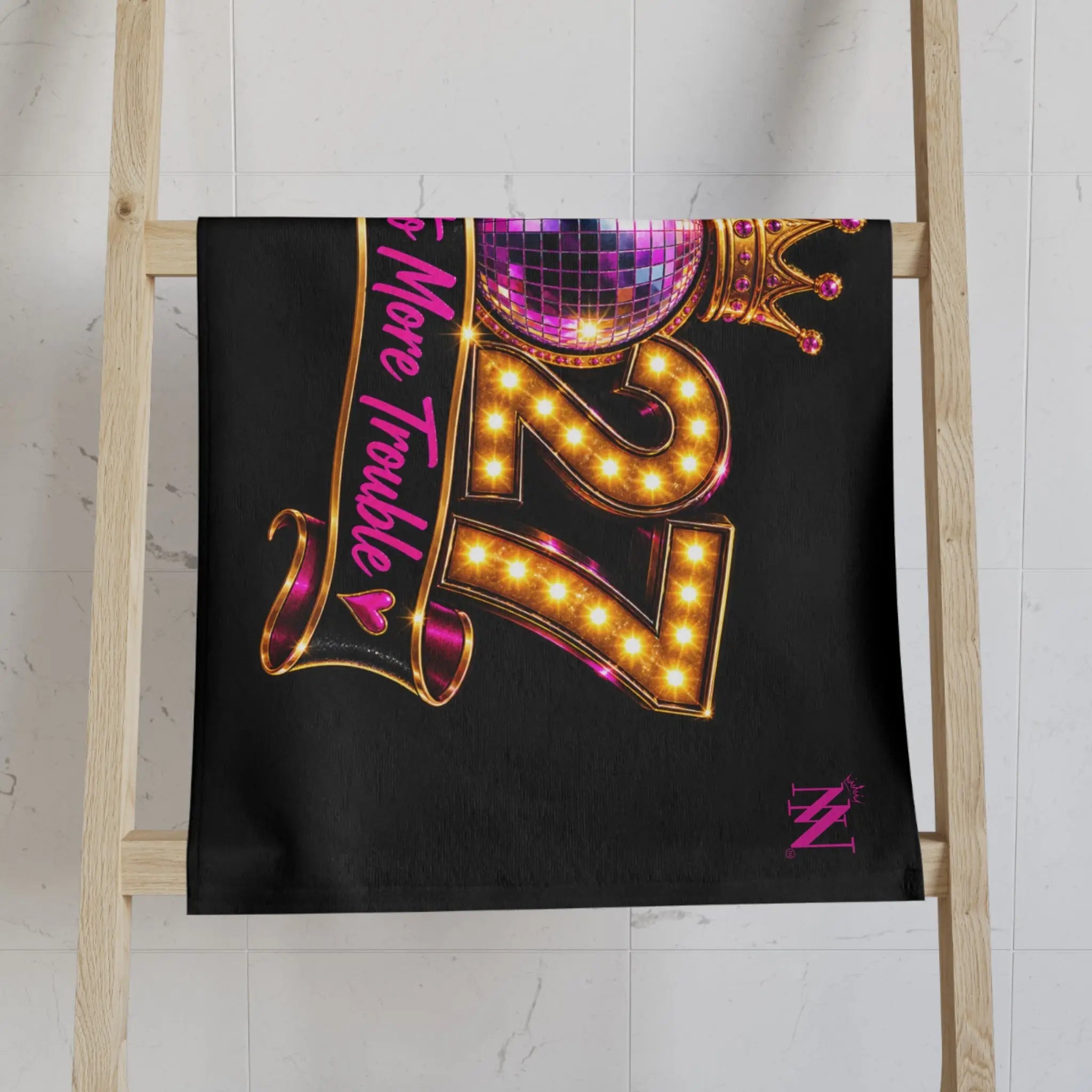 Cheers to More Trouble New Years Classic Sex Towel
