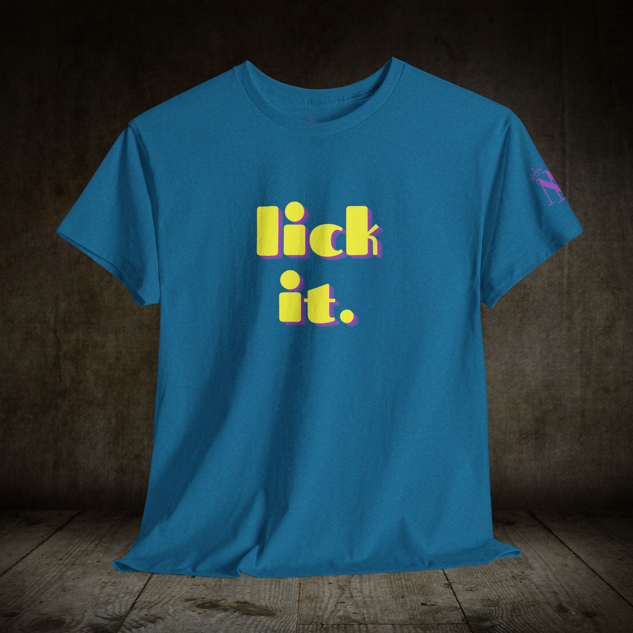 lick it. | Mix & Match 100% Cotton Unisex Fun-Flirty Lovers’ Tees