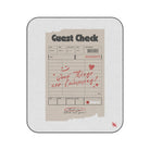 Good Things Are Cumming! Vintage Guest Check | Mix Match Fun-Flirty Lovers’ Water-Resistant Blankets
