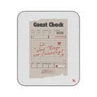 Good Things Are Cumming! Vintage Guest Check | Mix Match Fun-Flirty Lovers’ Water-Resistant Blankets