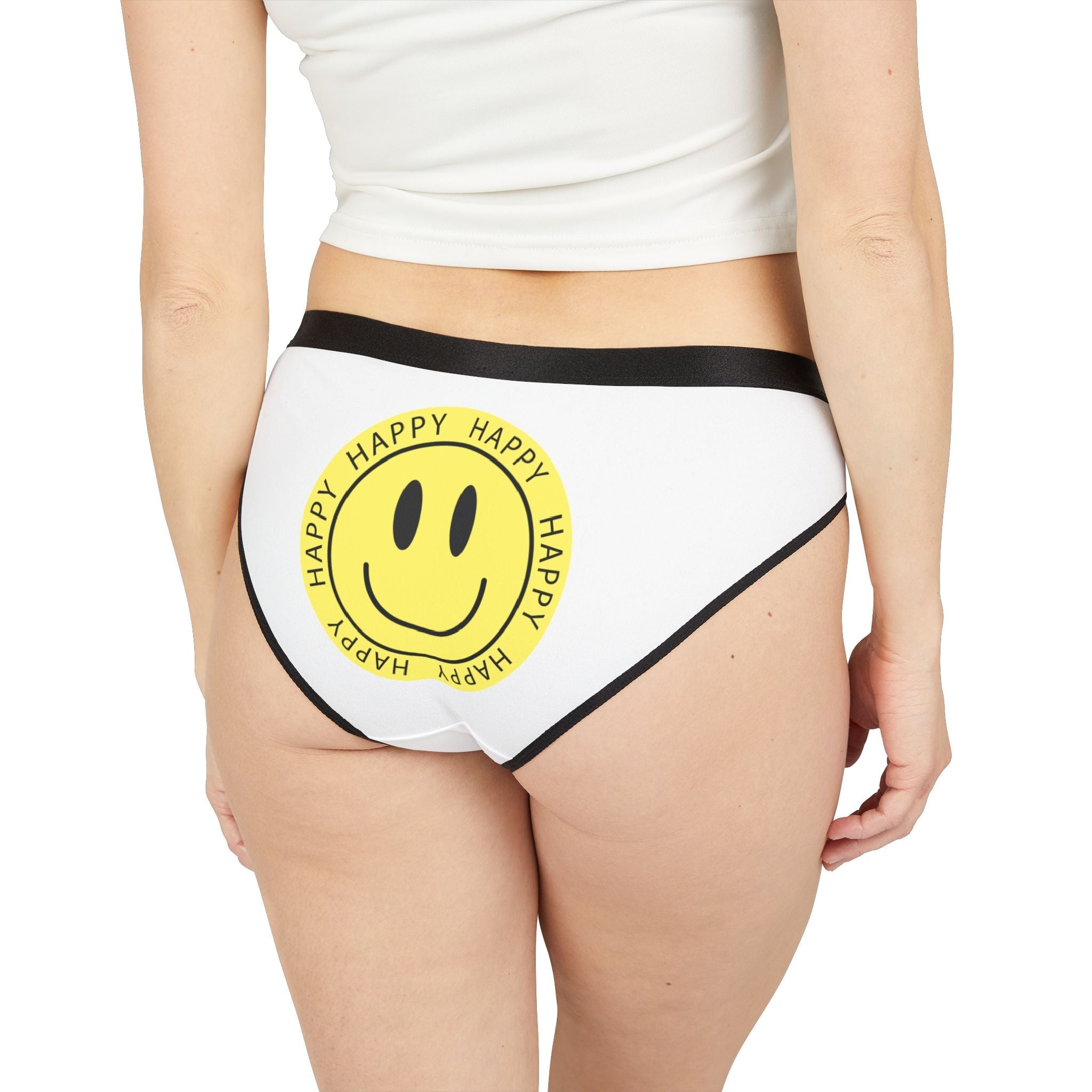 Happy Face Sticker Romantic Sex Gifts Women’s Panties