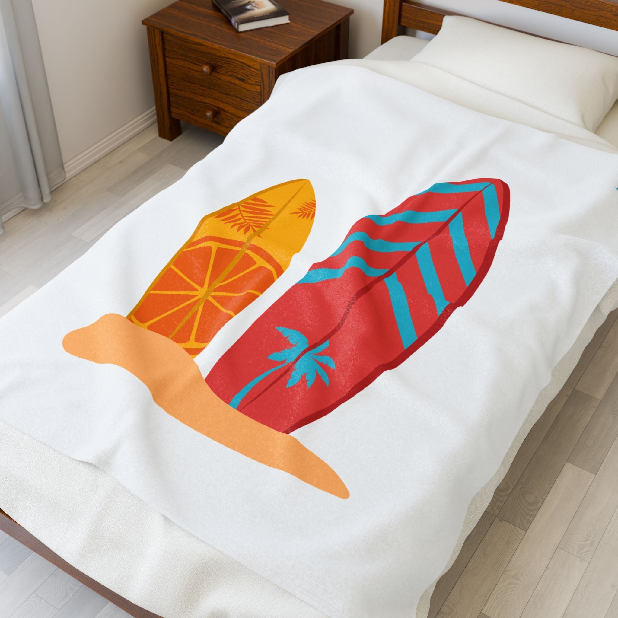 Twin Surfboards | Mix & Match Soft Fun-Flirty Lovers’ Blankets