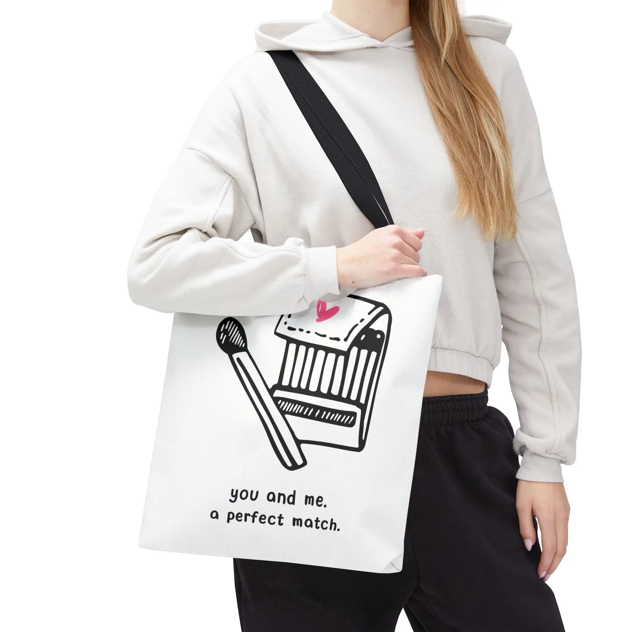 You and Me A Perfect Match | Mix & Match Fun-Flirty Lovers’ Totes