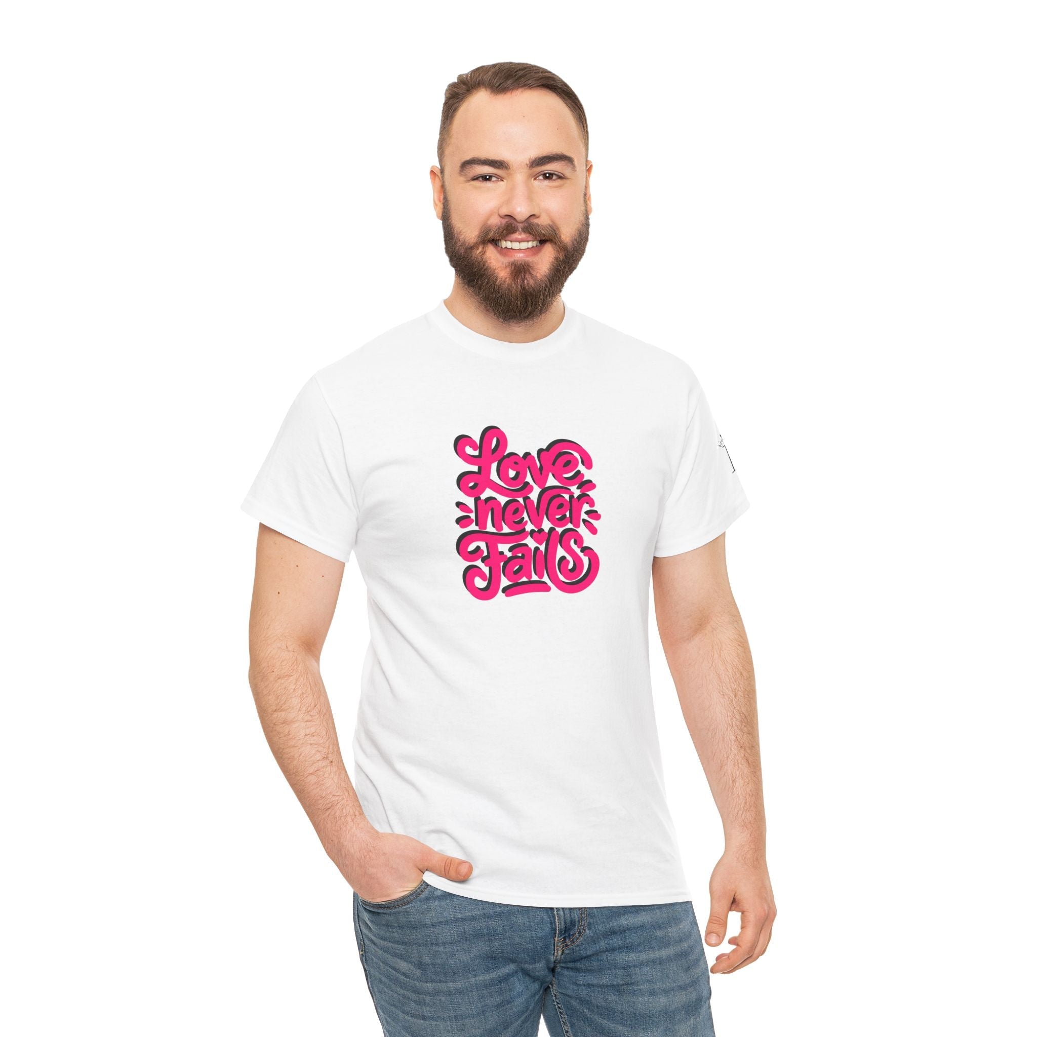 Love Never Fails | Mix & Match Cotton Unisex Fun-Flirty Lovers’ T-Shirts