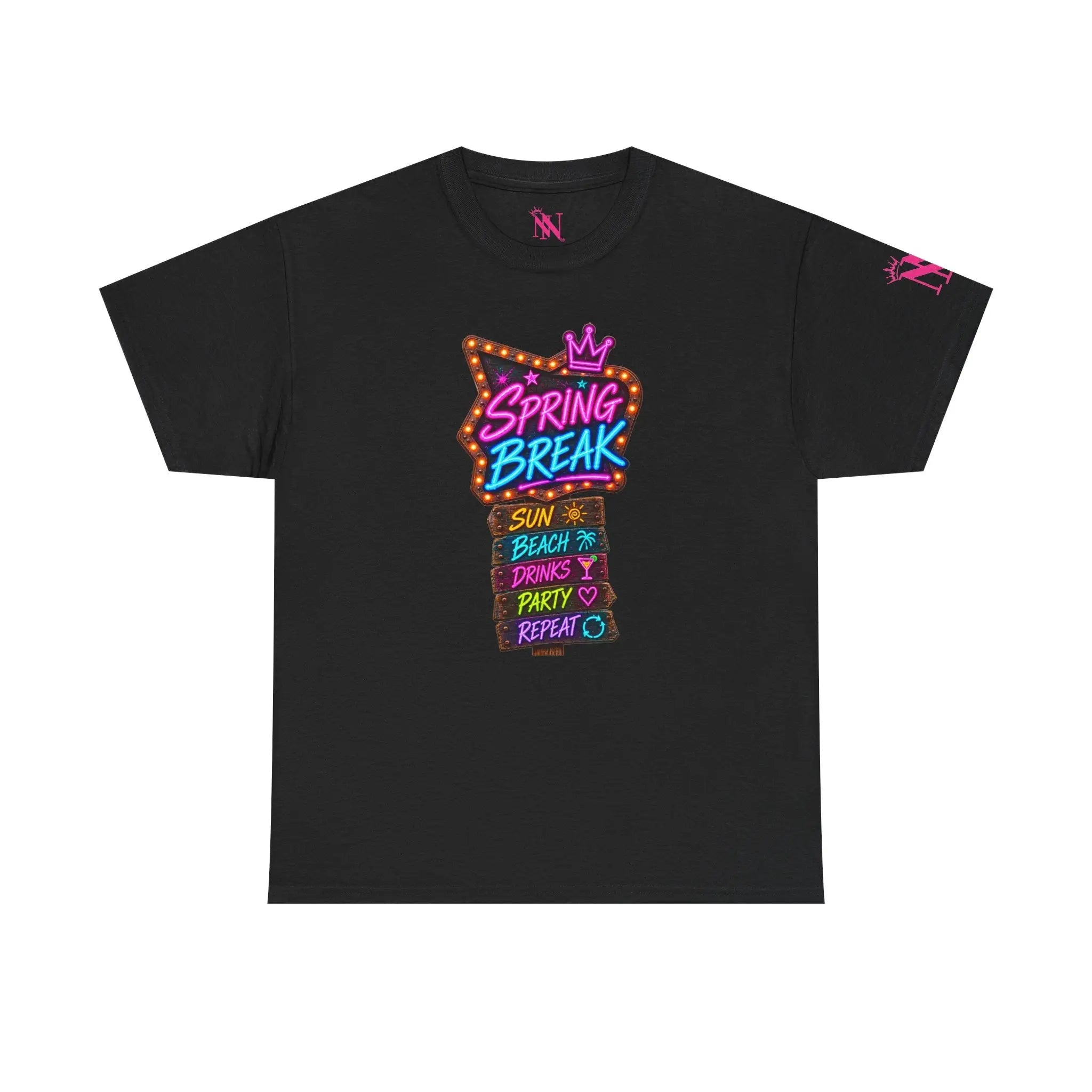 Spring Break Neon Sign T-Shirt