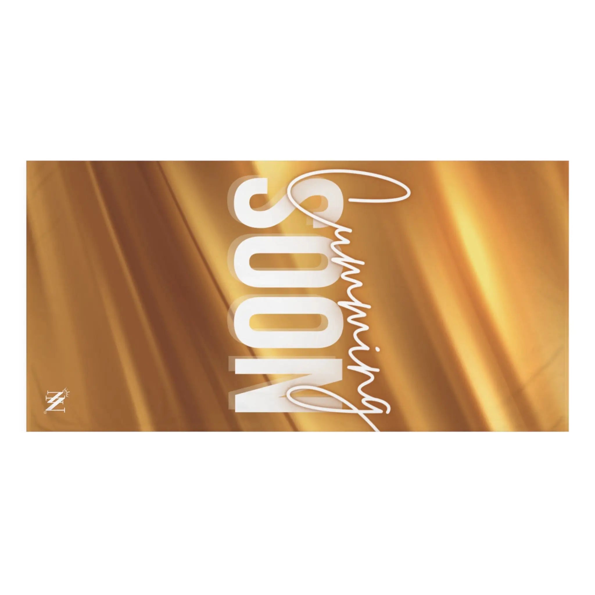 Cumming Soon 24k Gold Print Big Anal Play Sex Towel