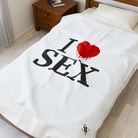 I Love Dripping Sex | Mix & Match Velveteen Fun-Flirty Lovers’ Blankets