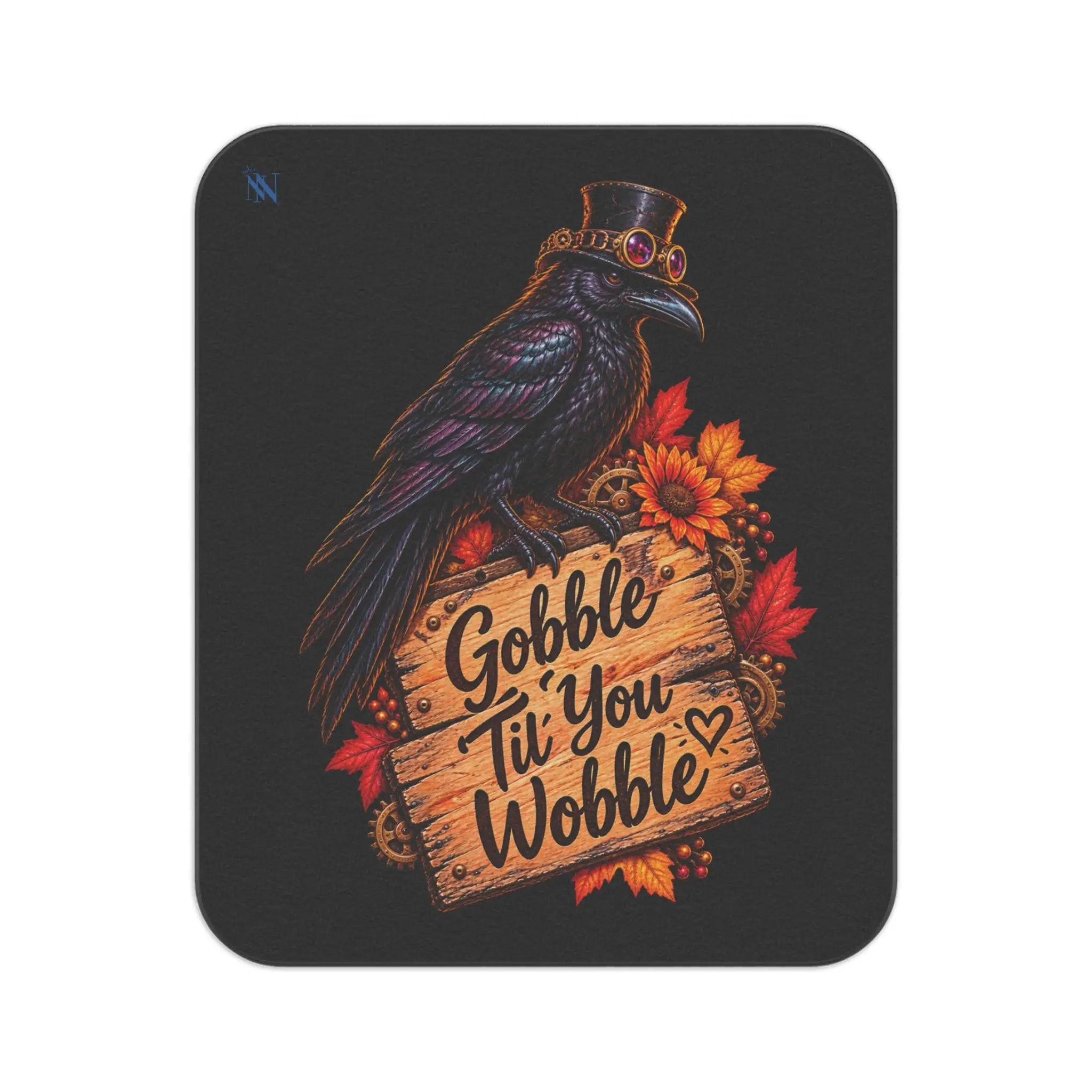 Gobble Til’ You Wobble Crow Water-Resistant Sex Blanket