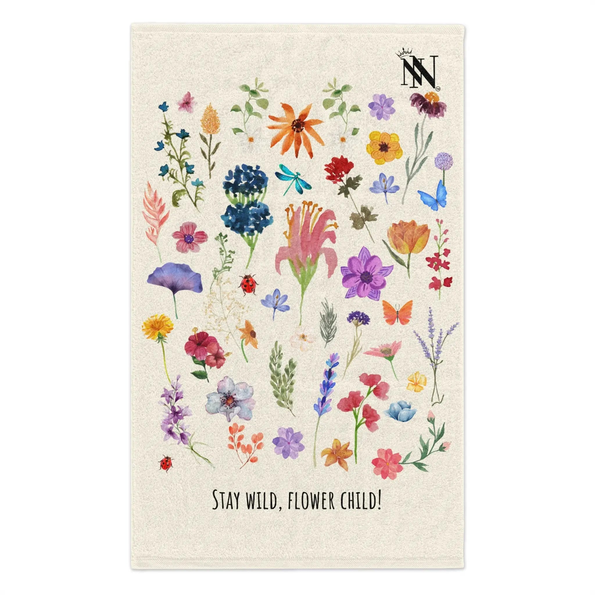 Stay Wild Flower Child! | Mix & Match Soft Fun-Flirty Lovers’ Towels
