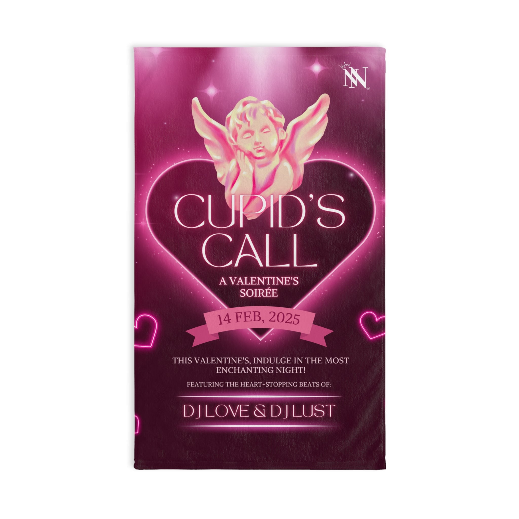 Cupid’s Call 2025 | Mix & Match Original Fun-Flirty Lovers’ Towels