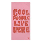 Cool People Live Here | Mix & Match XL Fun-Flirty Lovers’ Towels