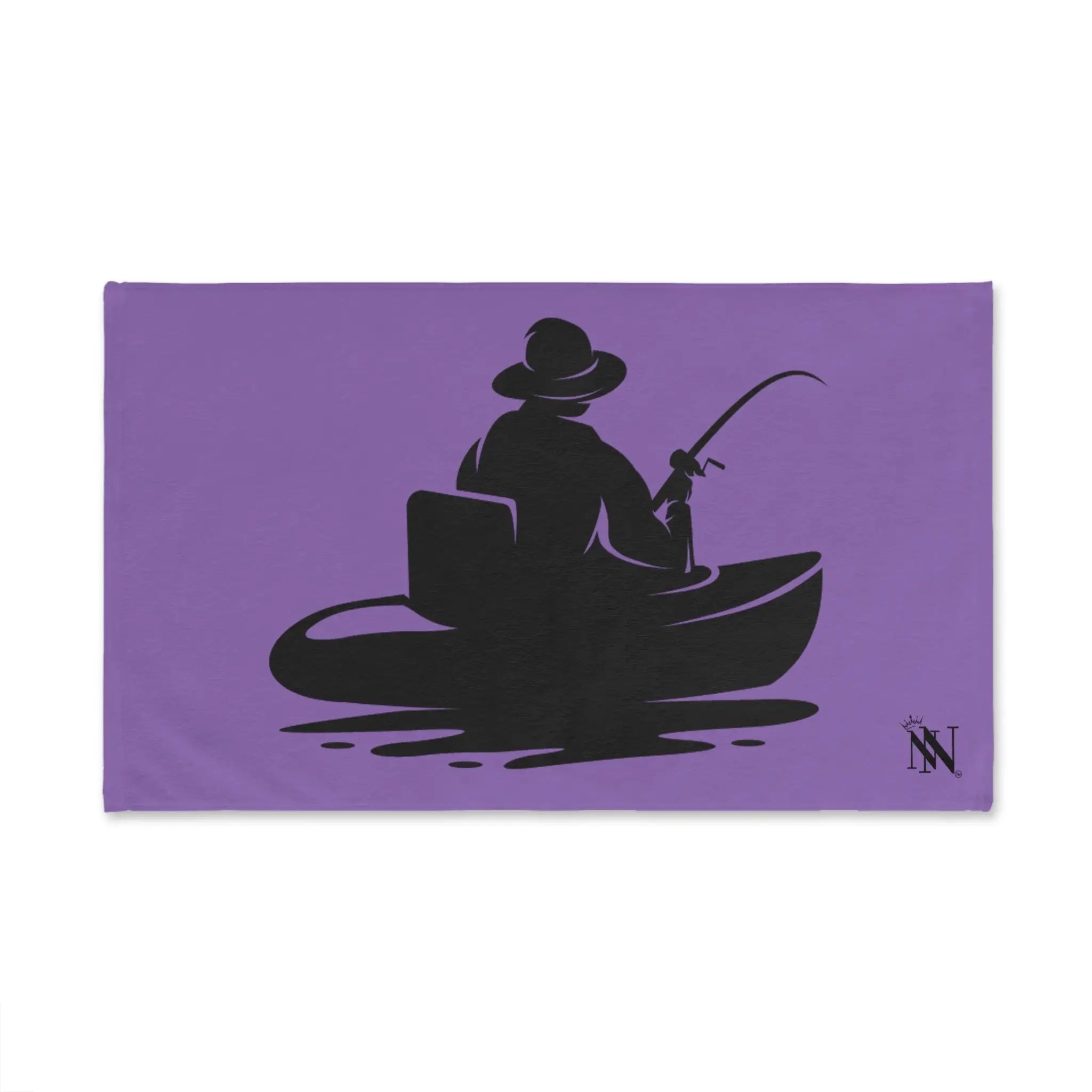 Man in the Boat Light Purple | Mix & Match Classic Fun-Flirty Lovers’ Towels