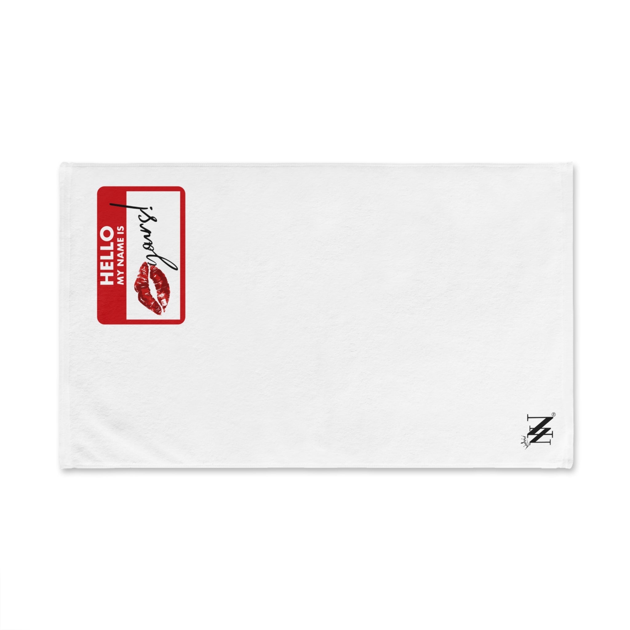 Hello My Name Is Yours! Tag | Mix & Match Original Fun-Flirty Lovers’ Towels