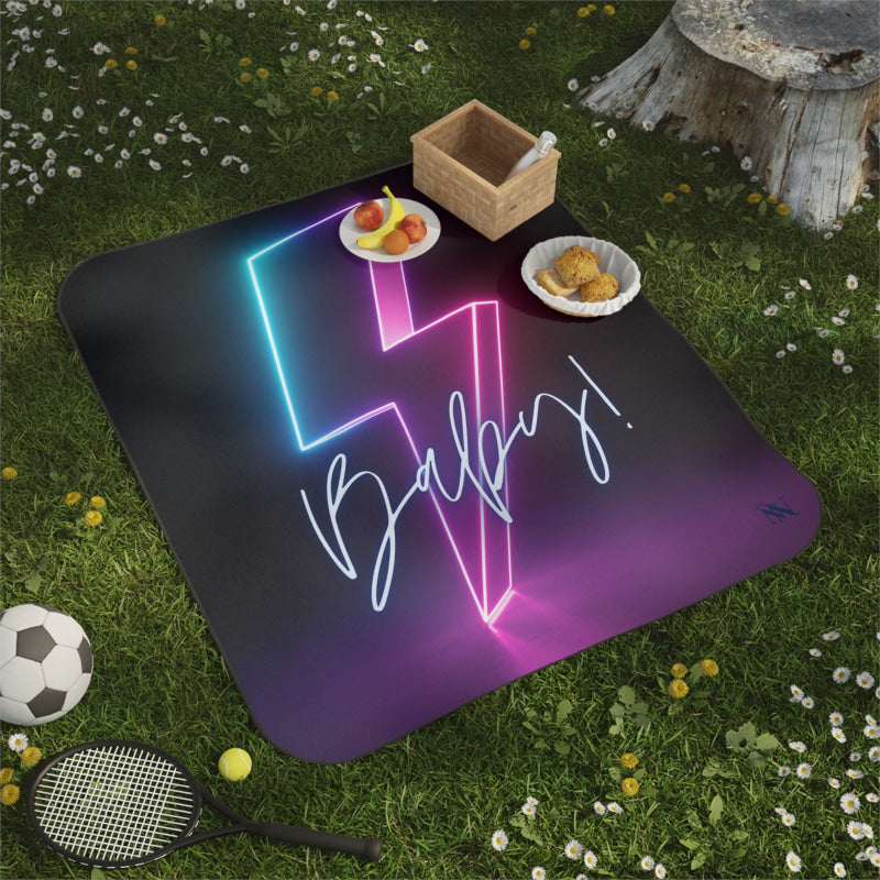 Electric Baby! Graphic | Mix Match Fun-Flirty Lovers’ Water-Resistant Blankets