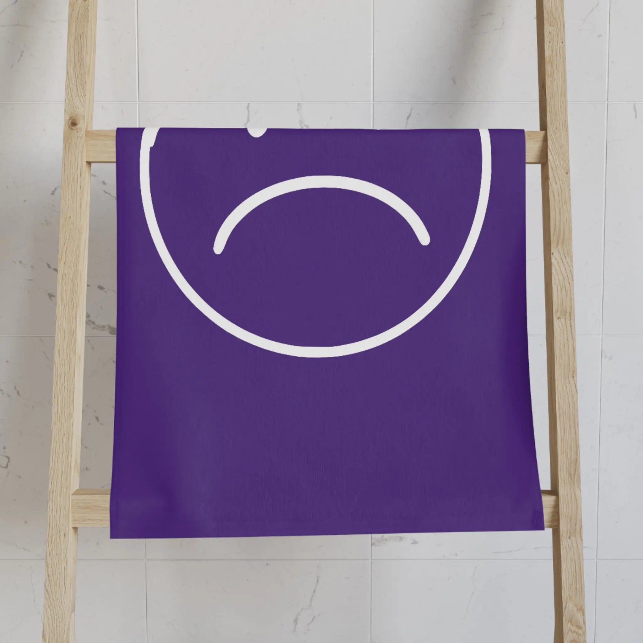 Sad Emoji Purple Cum Towel