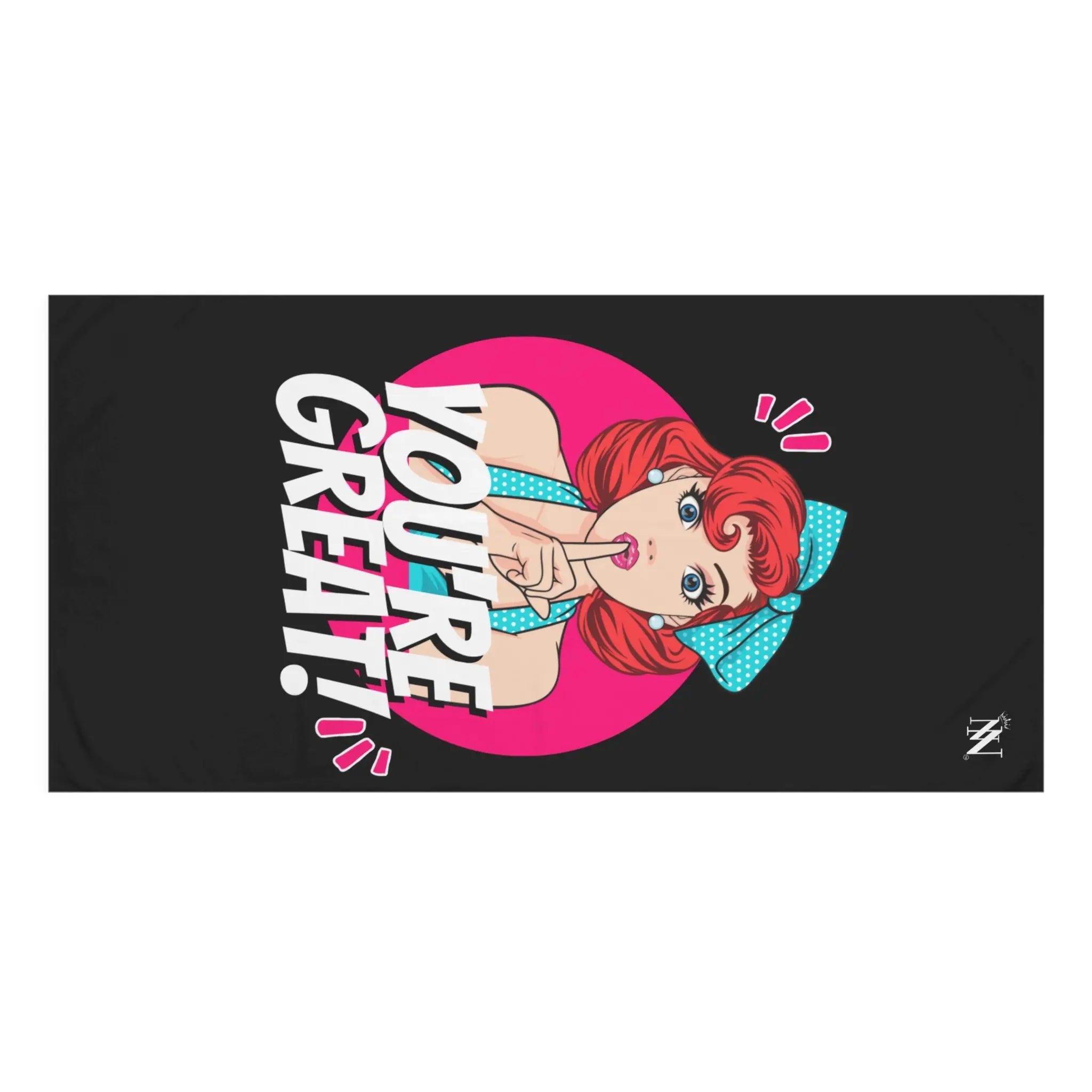 Shh! You’re Great! Anime | Nectar Napkins XL Fun-Flirty Lovers’ Towels