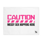 Caution: Messy Sex Happen Here | Mix & Match Playful Fun-Flirty Lovers’ Toy Mats