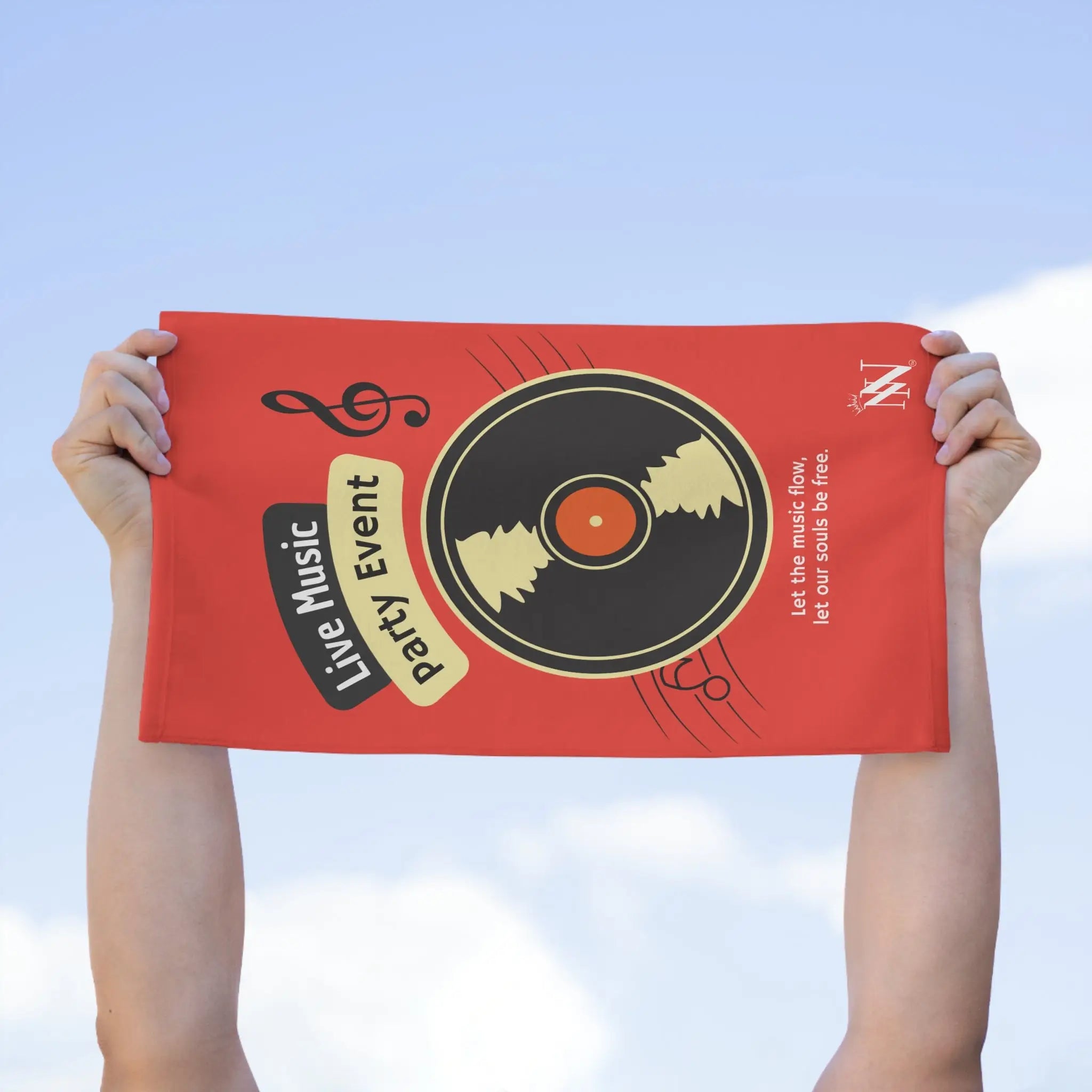 Let the Music Flow Fun Sex Towel