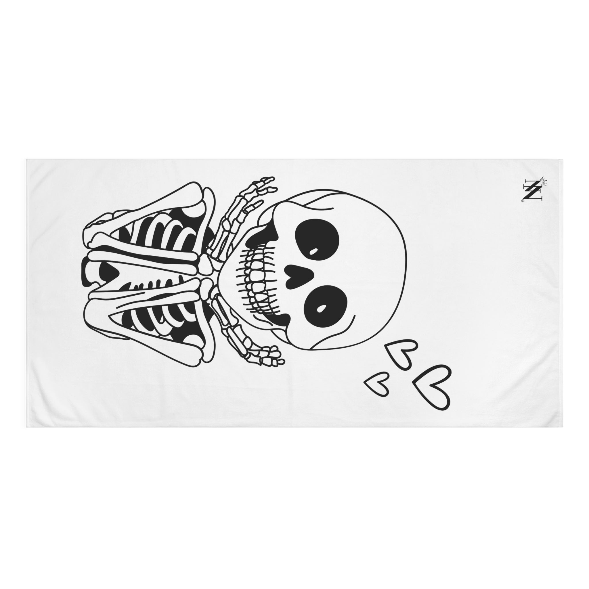 So In Love Skeleton | Mix & Match XL Fun-Flirty Lovers’ Towels