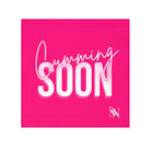 Cumming Soon Plain Signature Pink Cum Rag